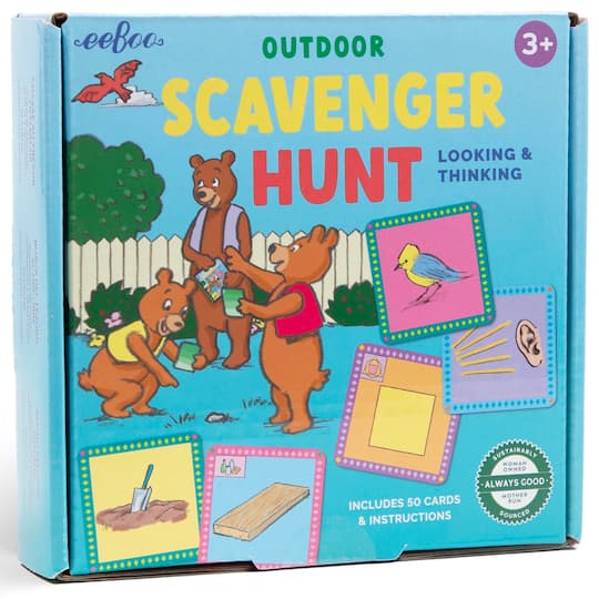 eeBoo Outdoor Scavenger Hunt Game